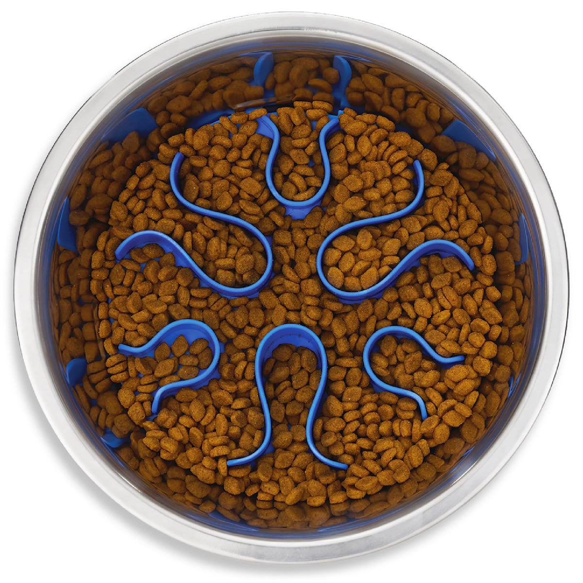 Outward Hound Fun Feeder Slo Bowl shown from the front.