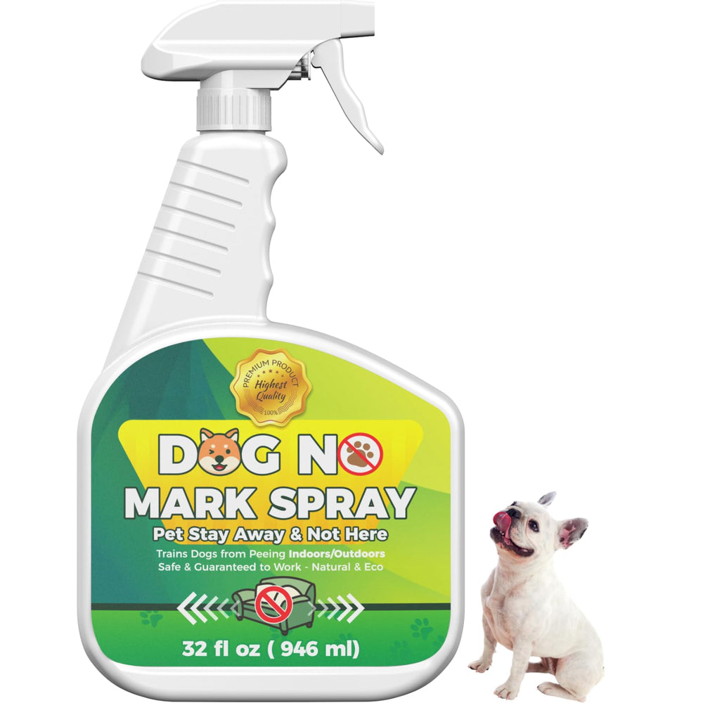Oycevila dog training spray shown from the front of the bottle.