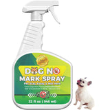 Oycevila dog training spray shown from the front of the bottle.