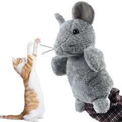 oyeftp Cat Wrestling Glove shown from the front as an interactive puppet toy.