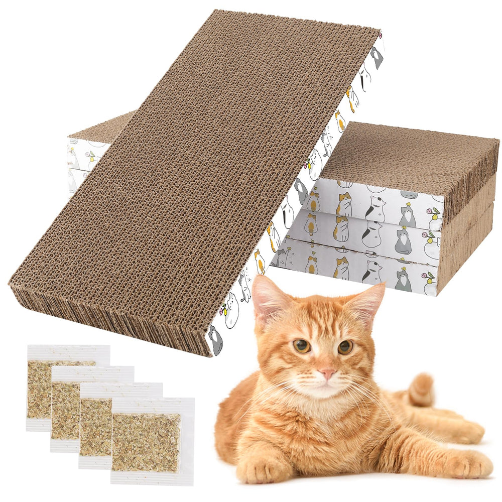 PatiencET Cat Scratching Board set shown from the front.