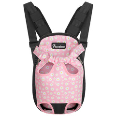 Pawaboo pet carrier backpack shown from the front.