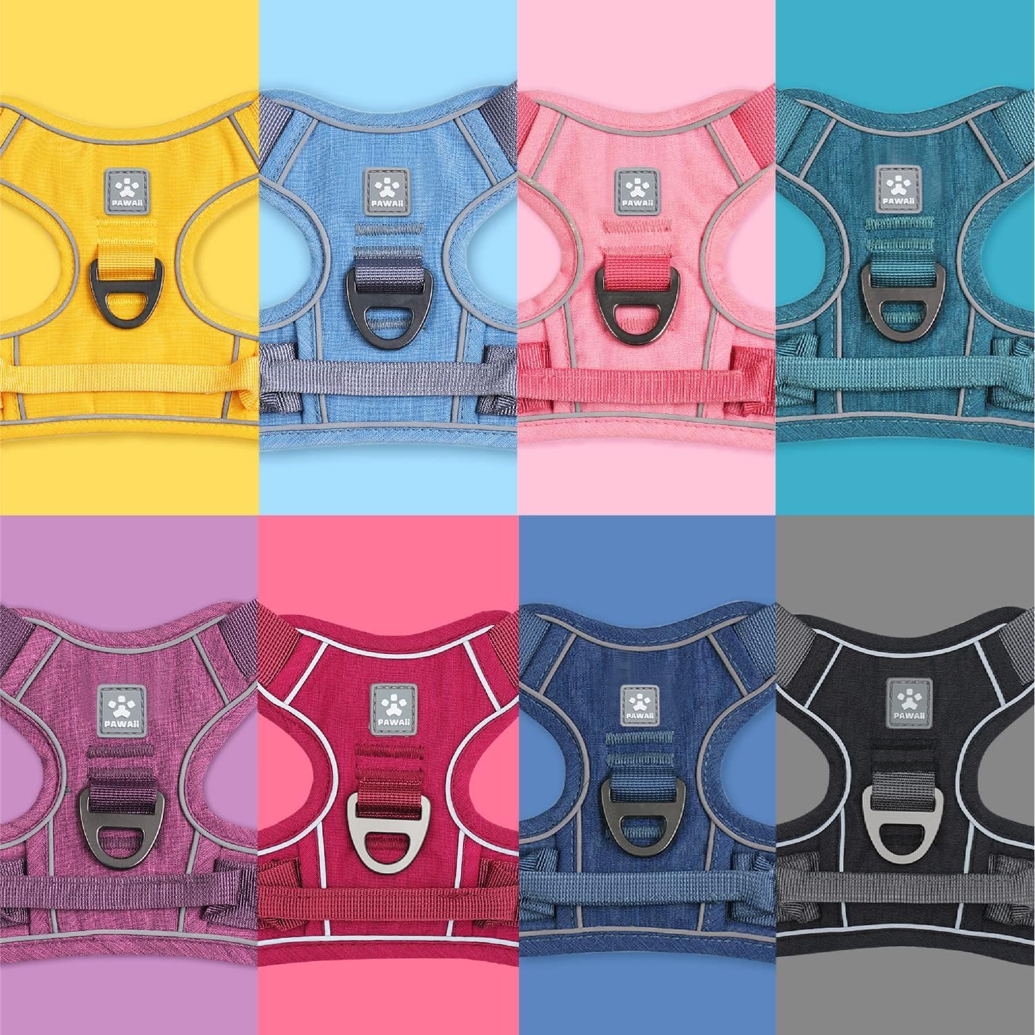 Pawaii no-pull dog harness shown from the side.