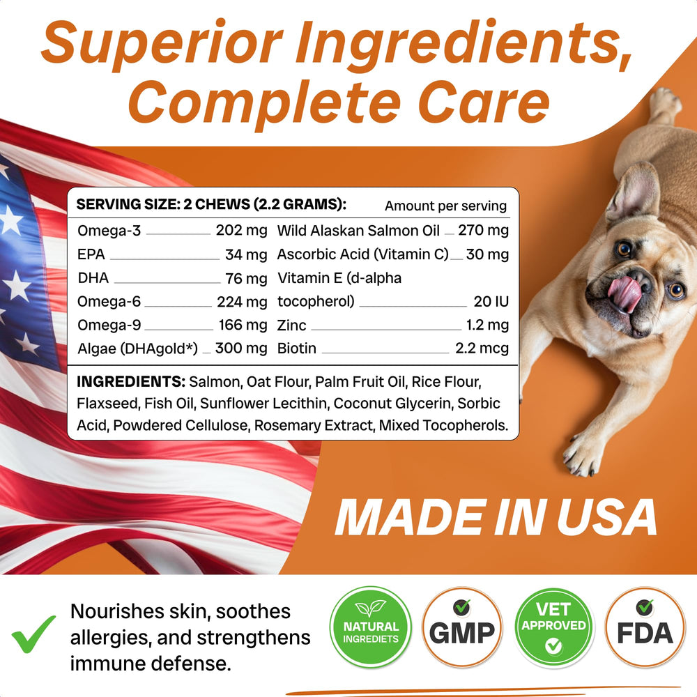 PAWFECTCHEW dog omega chew shown to highlight its soft chew form.