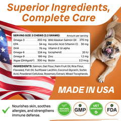 PAWFECTCHEW dog omega chew shown to highlight its soft chew form.
