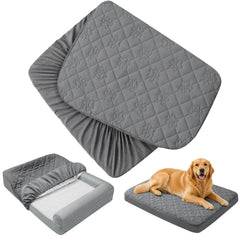PAWFINITY XXL dog bed cover shown as a fitted replacement cover.