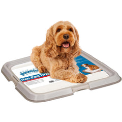 PAWISE dog pee pad holder tray shown from the front.