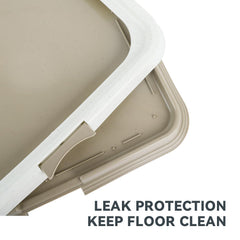 PAWISE dog pee pad holder with its four non-skid rubber feet.