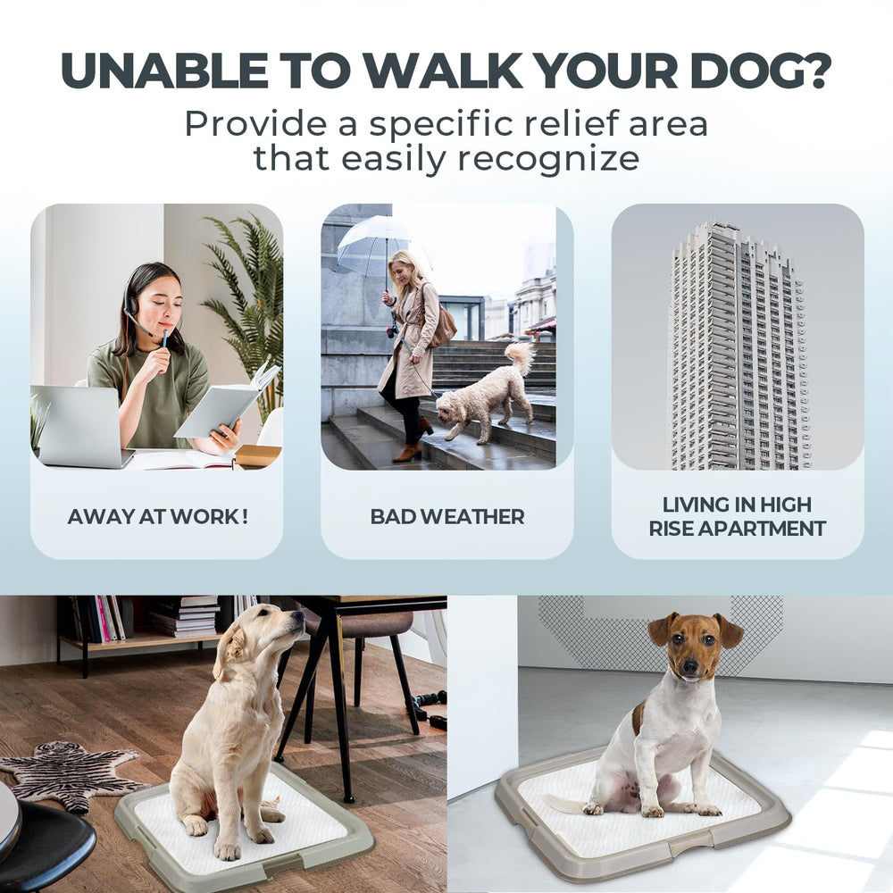 PAWISE dog pee pad holder tray shown from a side angle.