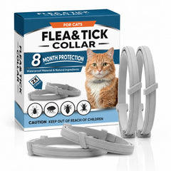 PDKIVFI cat flea and tick collar shown from the front.