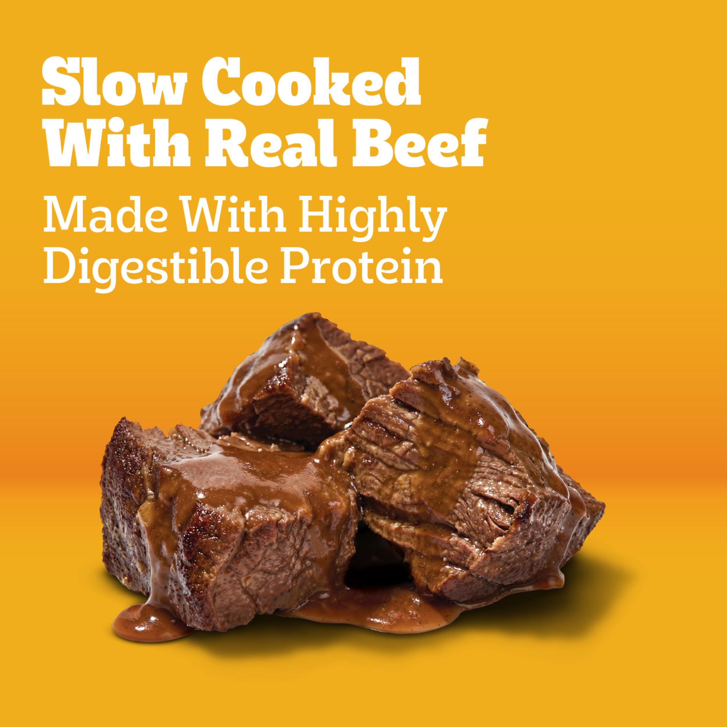 Pedigree Chopped Ground Dinner wet dog food multipack shown from the front.