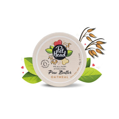 Pet Head Oatmeal Paw Butter shown from the front of its package.