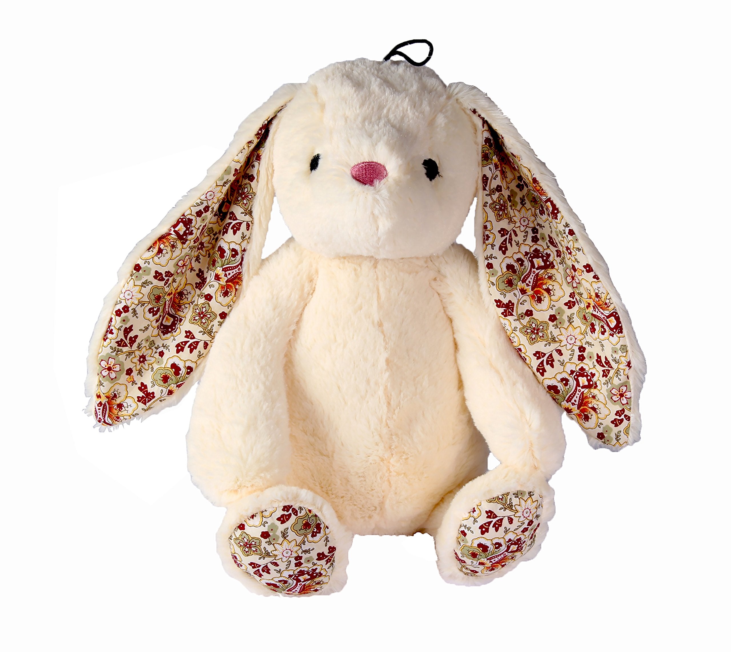 Pet Lou Natural Bunny dog and cat toy shown from the front.