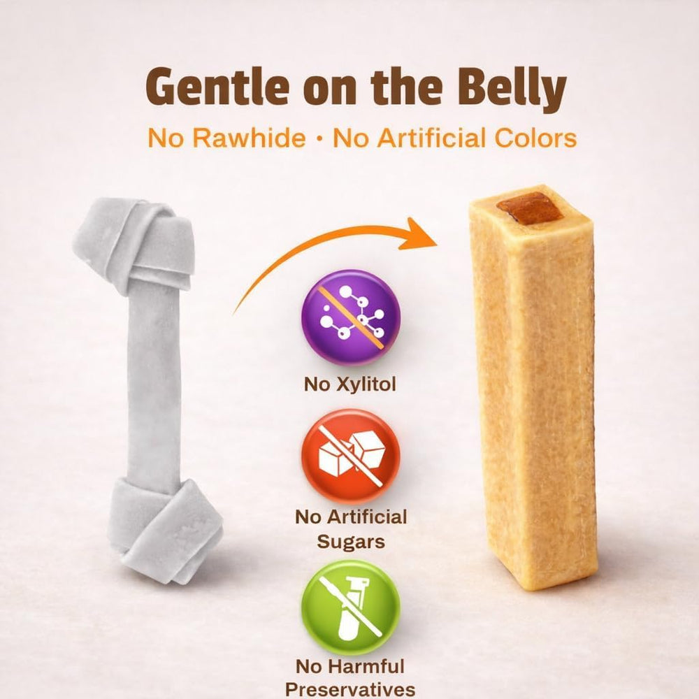 Pet Naturals BusyButter Balanced Belly Dog Bones in the small size.