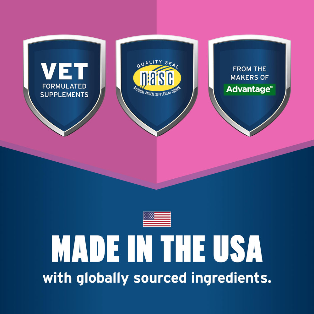 Pet Protect Calming Soft Chews with the Tranquilify formula highlighted.