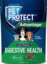 Pet Protect Digestive Health supplement bag shown from the front.