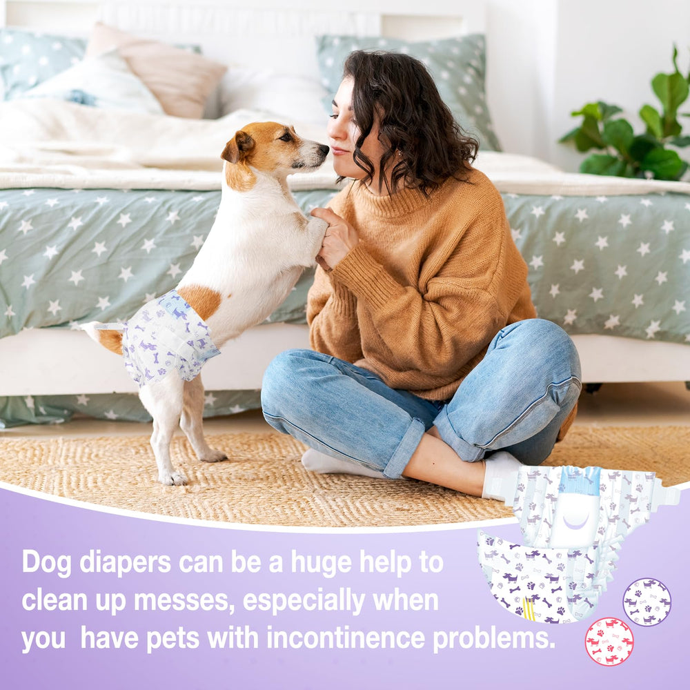 Pet Soft female dog diaper absorbent core shown in detail.