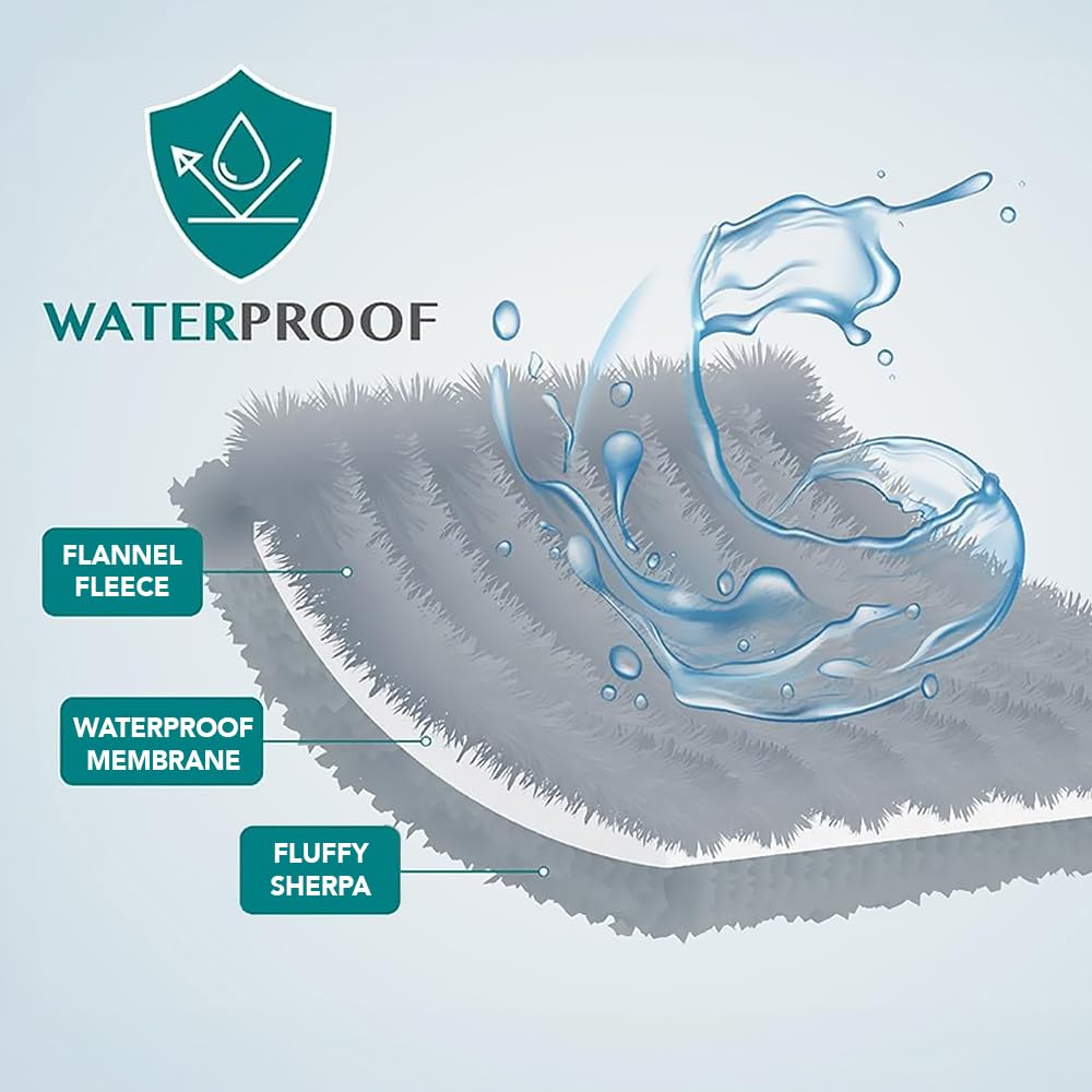 PetAmi waterproof dog blanket used as a couch cover.