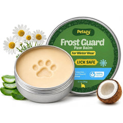 Petazy Frost Guard dog paw balm shown from the front.