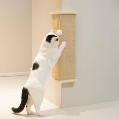 PETKARAY sisal corner cat scratcher shown from the front.