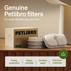 PETLIBRO replacement filter shown in use in a compatible cat fountain.