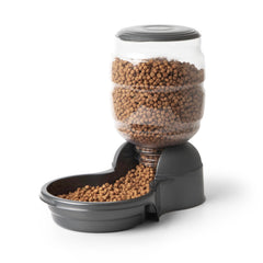 Petmate Replendish Gravity Feeder shown from the front.