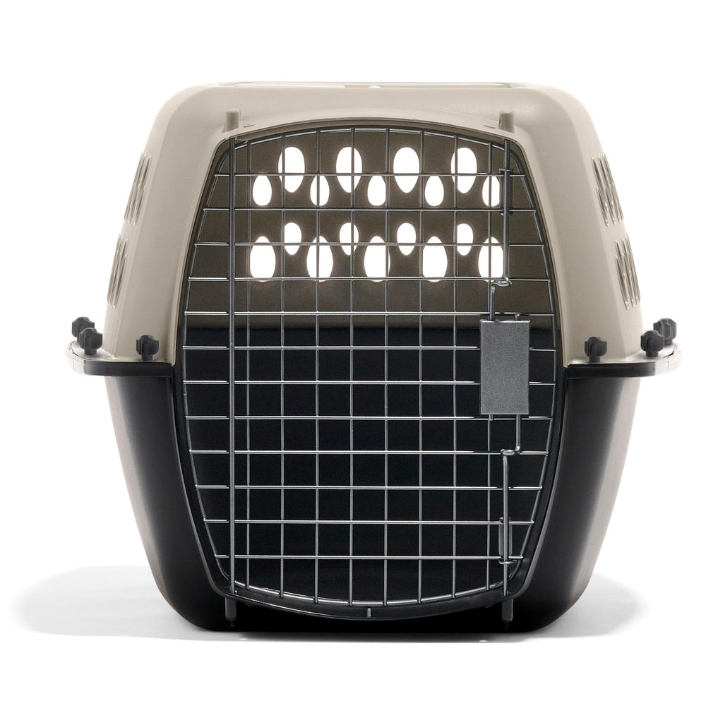 Petmate Vari Dog Kennel close-up showing its wire door.