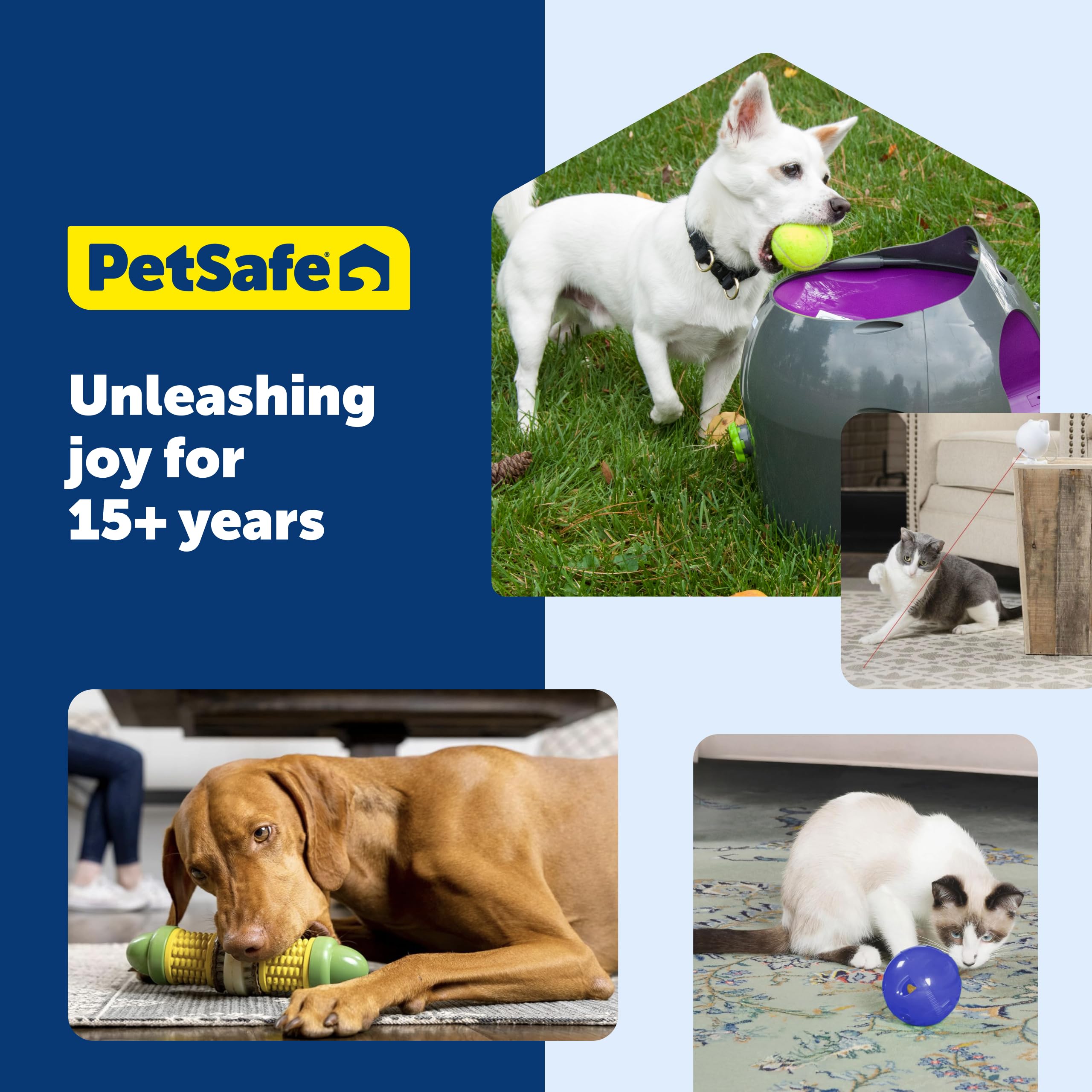 PetSafe Busy Buddy Cravin Corncob dog toy shown from a side angle.