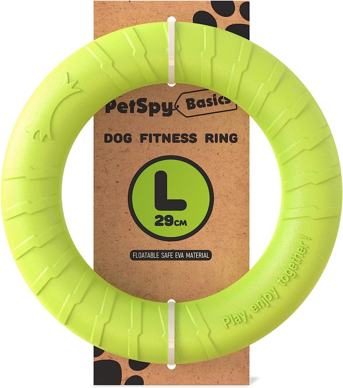 PetSpy Dog Ring Toy shown from the front as an EVA flying ring.