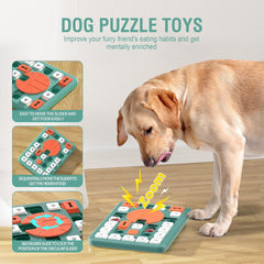 PETSTA Dog Puzzle Toy close-up showing its central sound device.