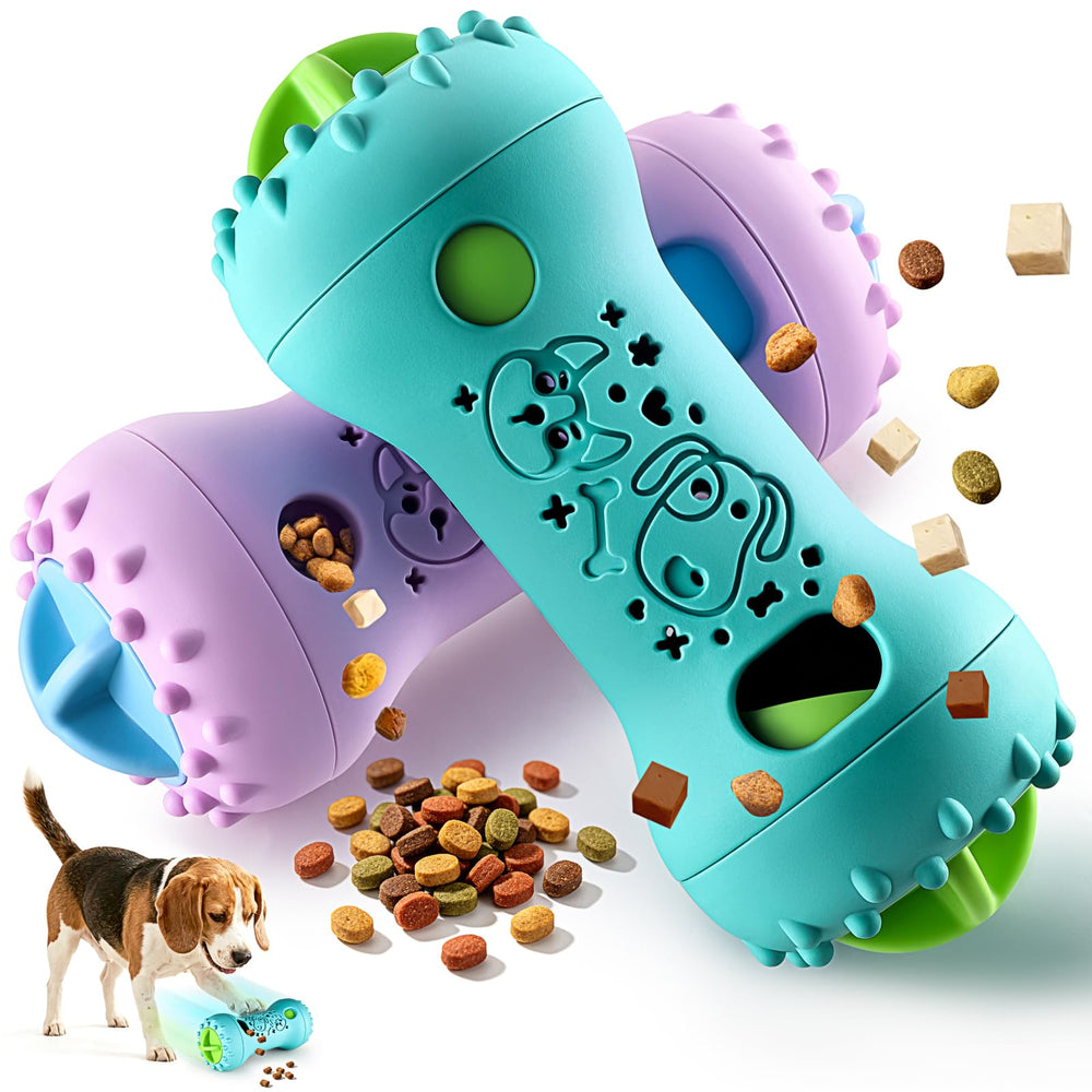 PETSTA dog puzzle toys shown from the front as a two-piece set.