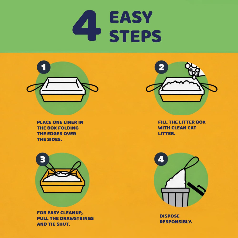 Pettiny cat litter liner highlighting its partially recycled materials.
