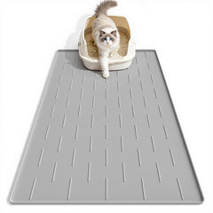 Pieviev silicone cat litter mat shown from the front.