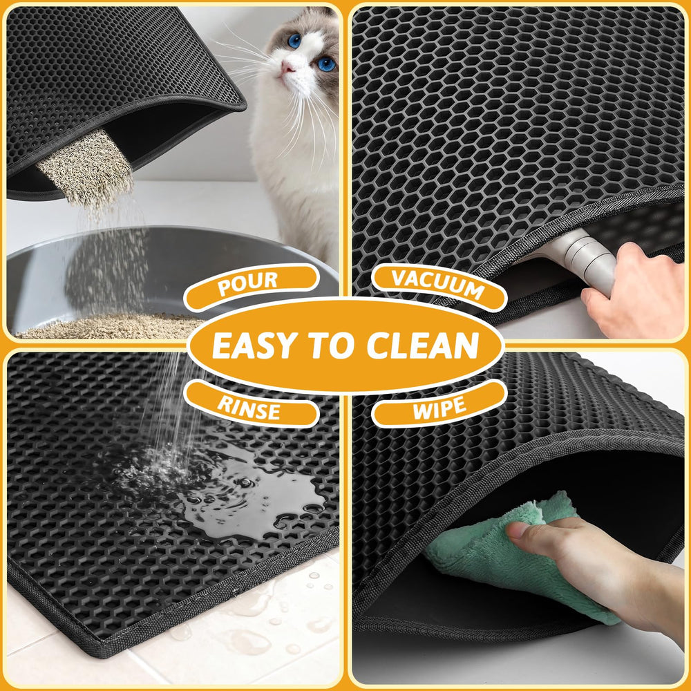 Pieviev Litter Mat soft EVA surface shown close up.