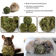 PINVNBY rabbit chew ball shown from a side angle.