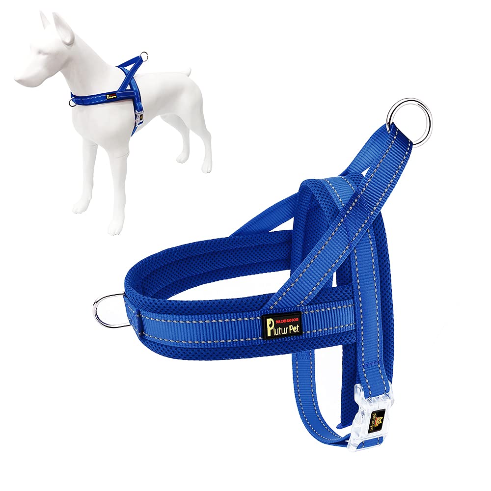 PLUTUS PET dog harness shown from the front.