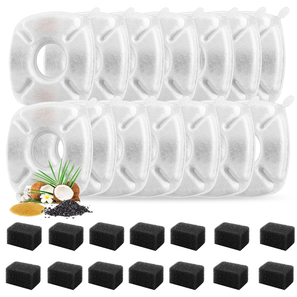 Porens cat fountain replacement filters shown from the front.