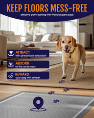 Powools Charcoal Puppy Pad shown in close-up to highlight its charcoal layer.
