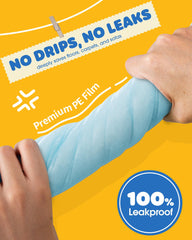 Powools Extra Large Pee Pad underside showing its PE film backing.