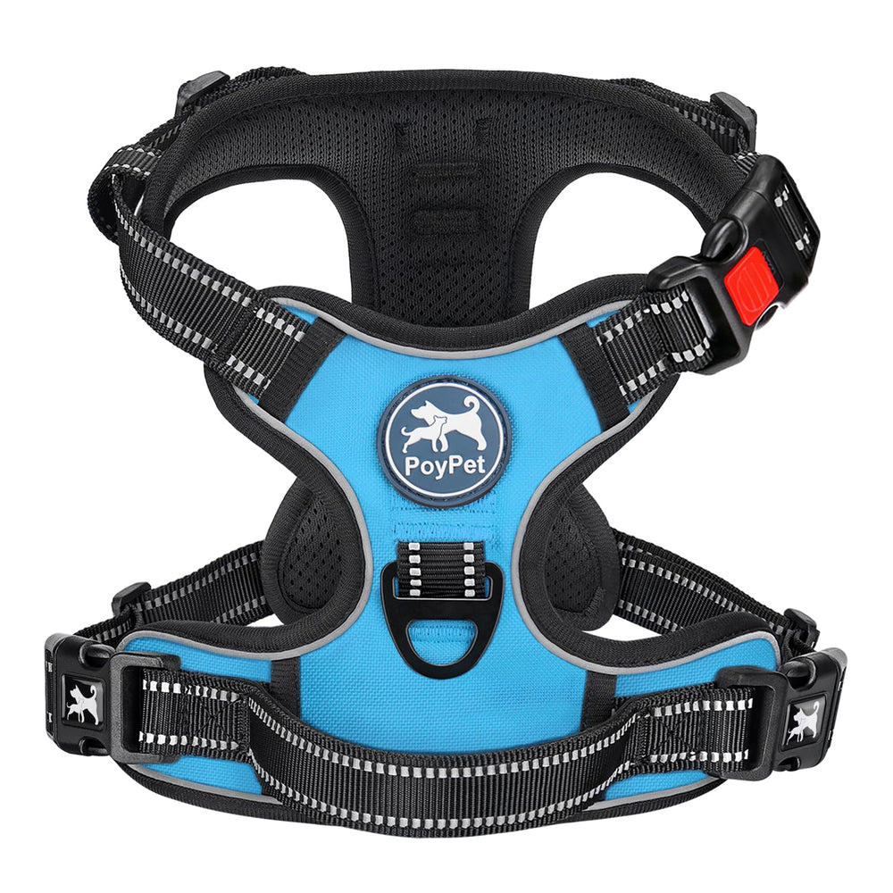 PoyPet small dog harness shown from the front.