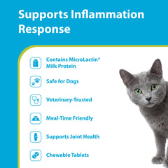 PRN Pharmacal Duralactin Feline label close-up showing product information.