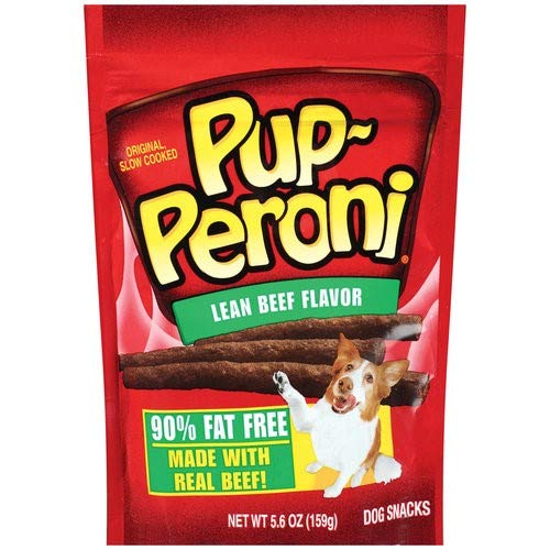 Pup-Peroni Lean dog treat shown from the front.