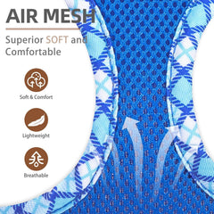 PUPTECK small dog harness close-up showing its air mesh fabric.