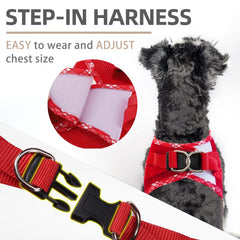 PUPTECK small dog harness showing the step-in leg openings.