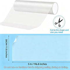 QianShouYan cat scratch furniture protector with a close-up view of the clear film.