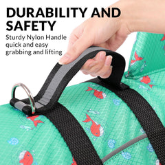 Queenmore Dog Life Jacket showing adjustable straps and fastening points.
