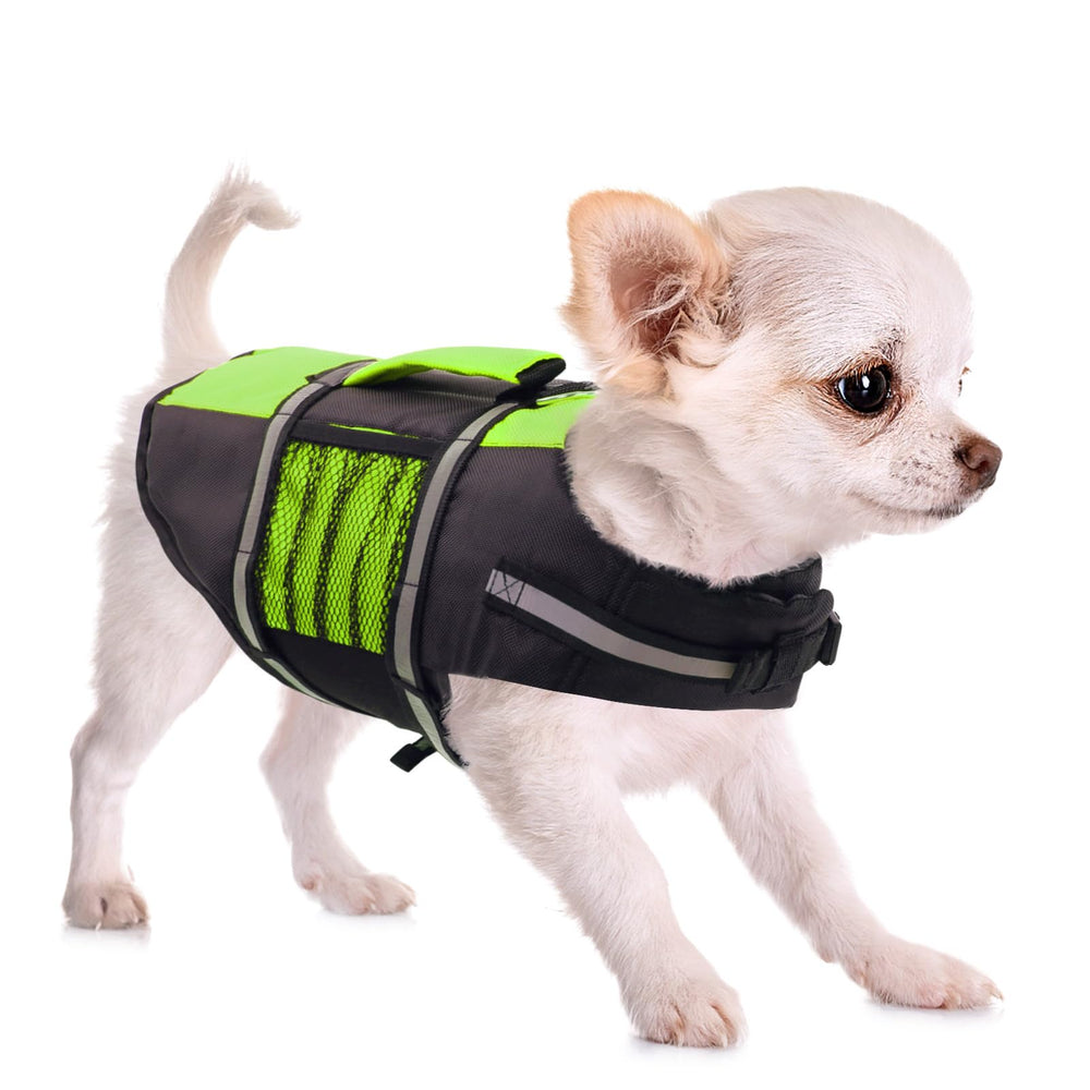 Queenmore dog life jacket shown from the front.