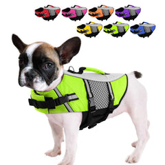Queenmore Dog Life Jacket shown from the front.