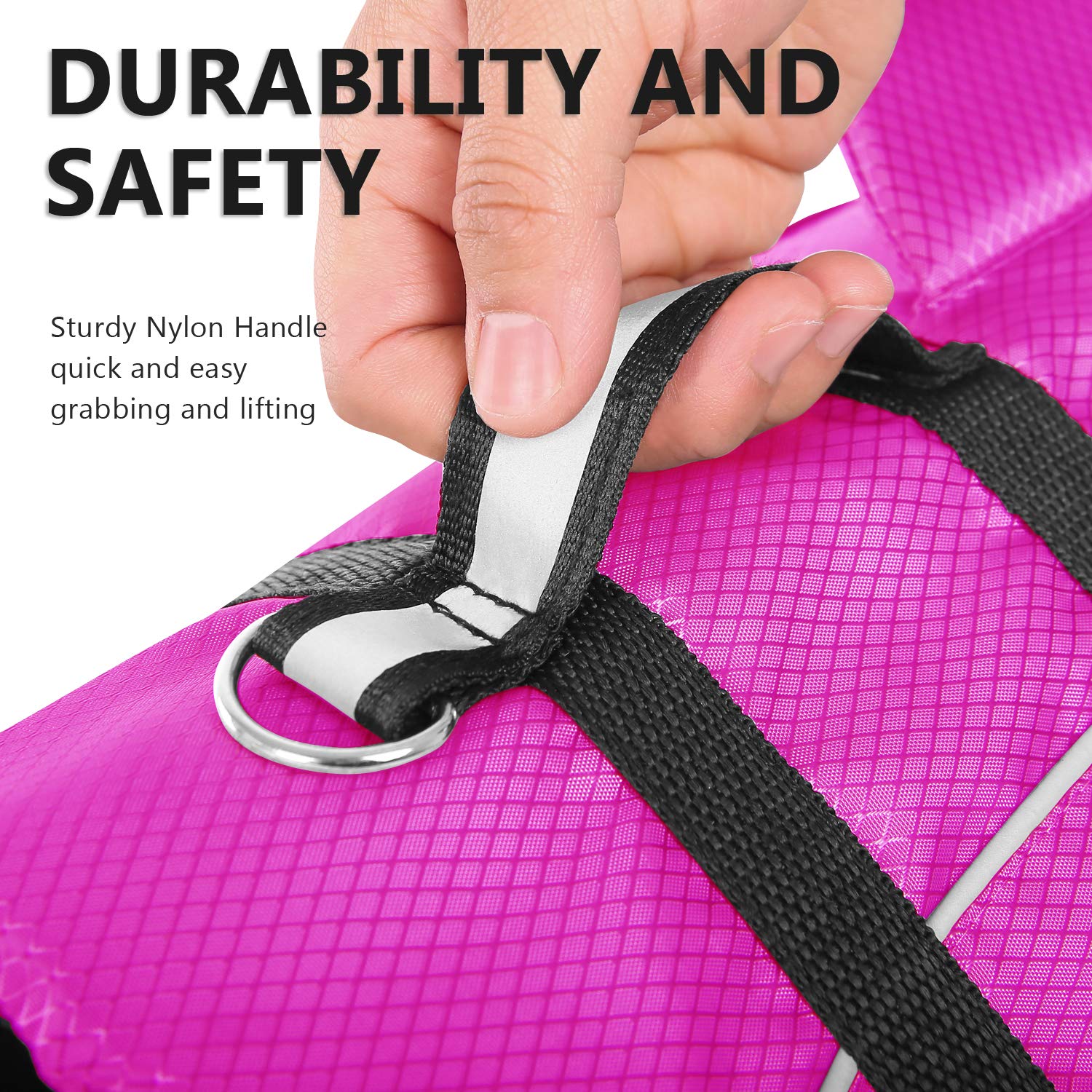 Queenmore Ripstop Dog Life Jacket showing the breathable mesh underbelly.