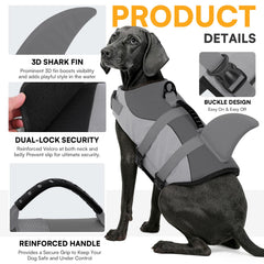 Queenmore dog life jacket showing the breathable mesh underbelly lining.